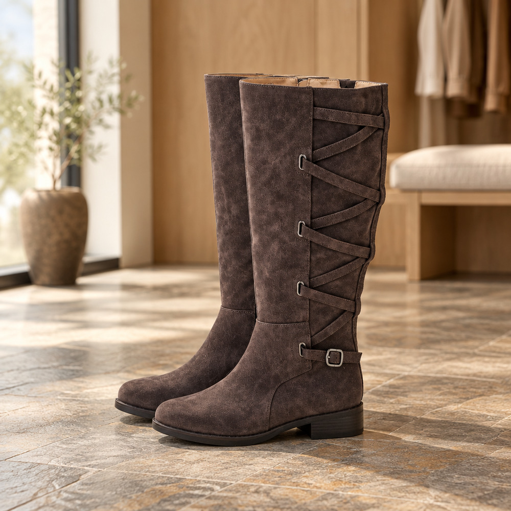 NWOB JOURNEE COLLECTION CARLY RIDING BOOTS SIZE 8.5